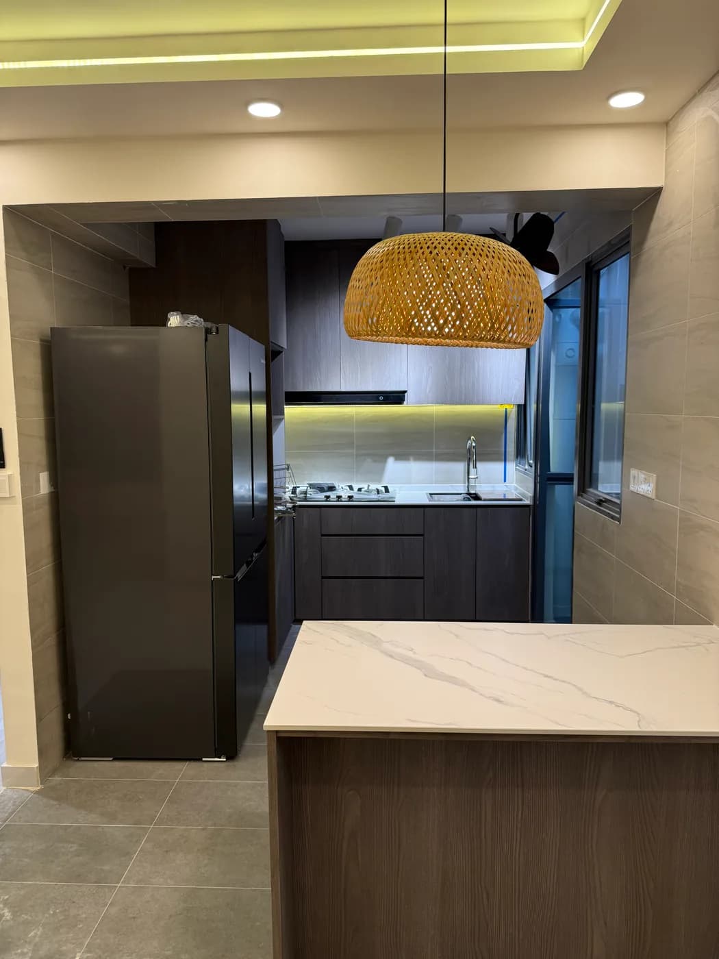 Completed kitchen in the 227B Bartley Walk renovation