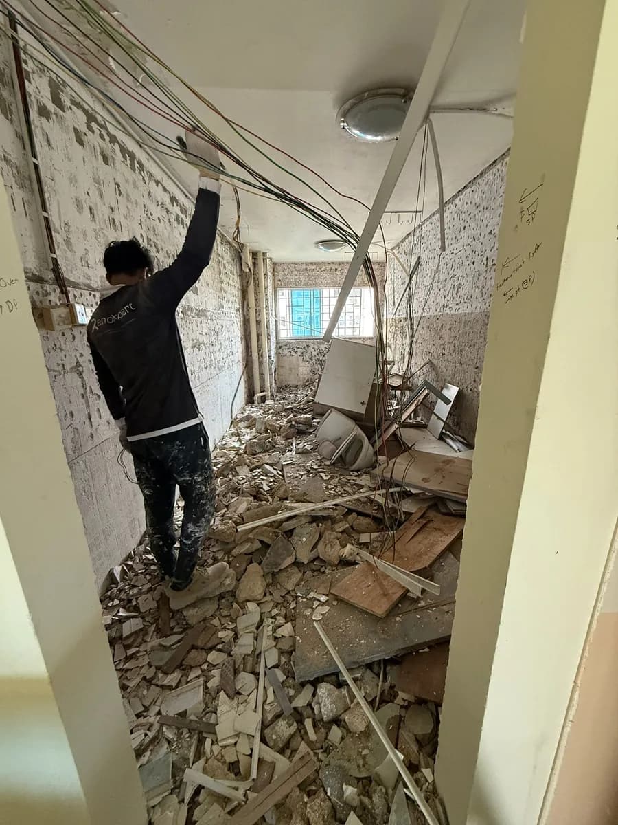 Kitchen Tile Hacking