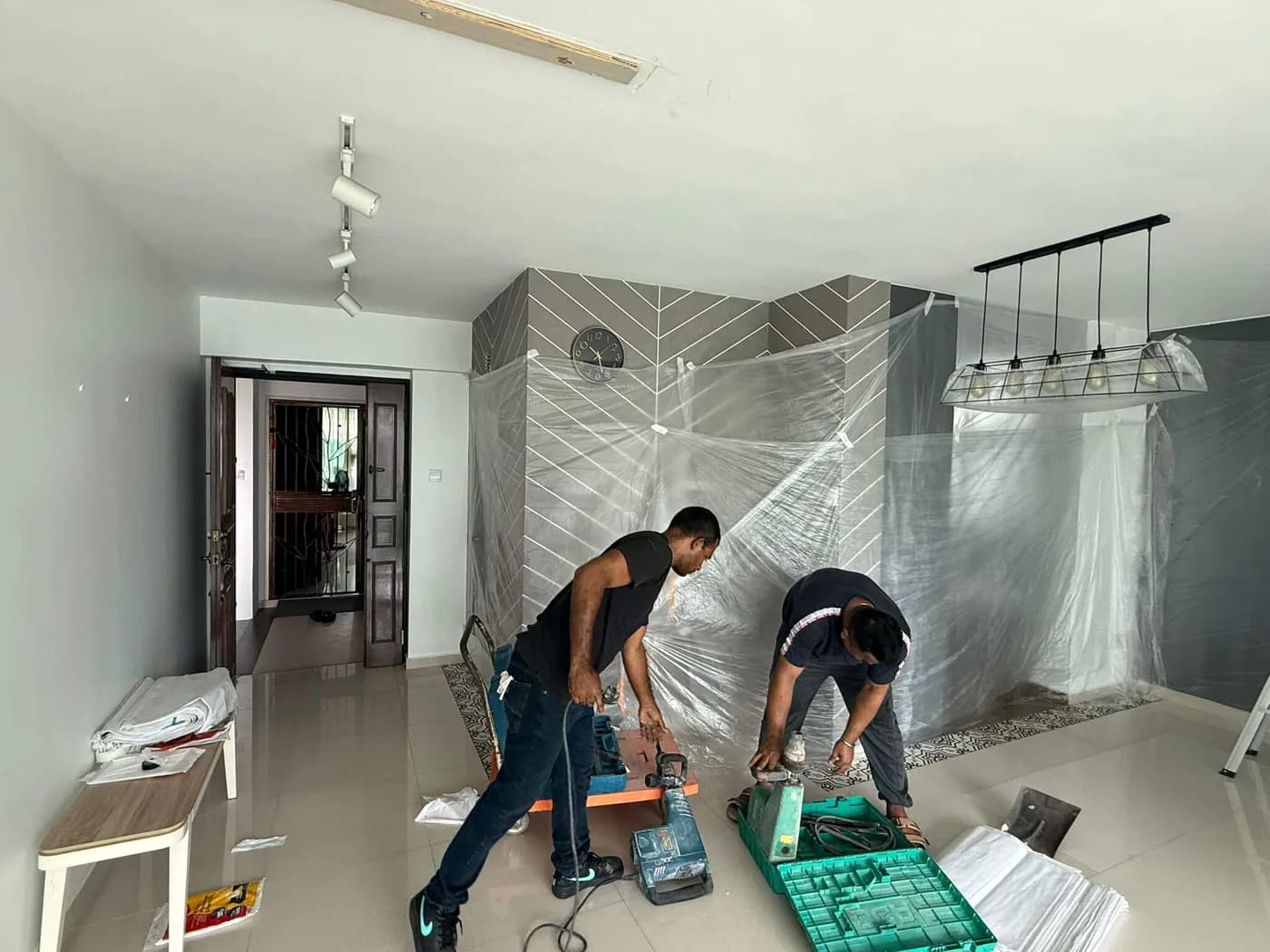 RenoExpert renovation site preparation work in progress